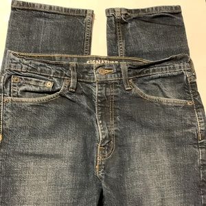 Signature by Levi Strauss men’s S51 straight denim jean size 32/34